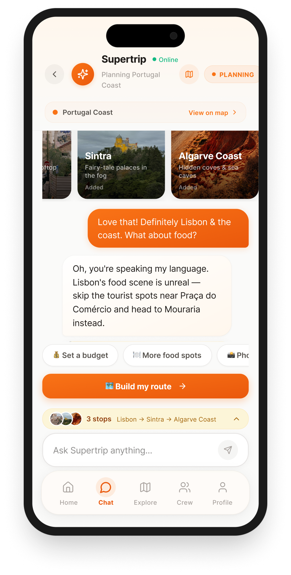 Supertrip — AI Trip Building